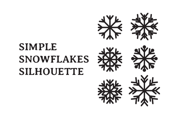 Download Simple Christmas Snowflakes SVG - Svg Collection