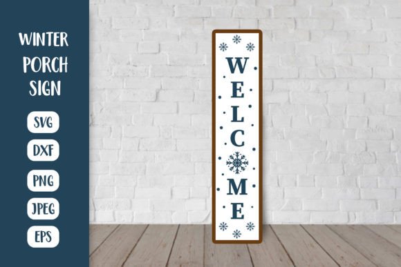 Download Winter Welcome Porch Sign SVG. Seasonal - Svg Collection