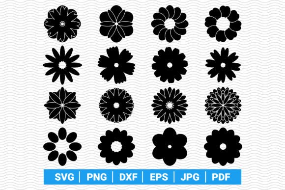 Download Flower Petals Silhouettes SVG for Cricut - Svg Collection