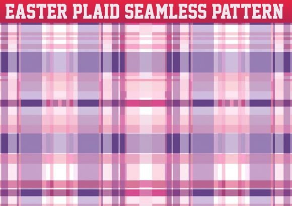 Download Pink Easter Gingham Plaid Pattern - Gingham plaid Collection