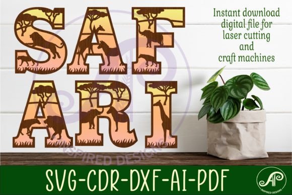 Download Safari Theme Alphabet Set. 49 LettersSVG - Svg Collection