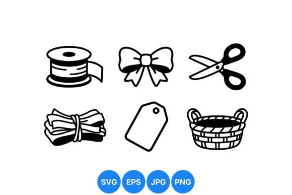 Download Craft Supplies SVG Icon Set - Svg Collection