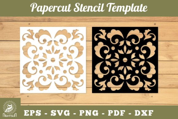 Download Decorative Paper Cut Stencil SVG 1 - Svg Collection