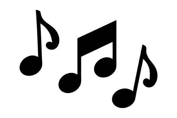 Download Music Notes SVG, Music Notes Silhouette - Svg Collection