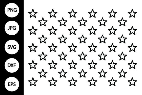 Download Outline United States Flag Stars SVG - Svg Collection