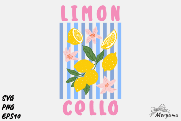 Download Limoncello Summer Lemon Hand Drawn SVG - Svg Collection