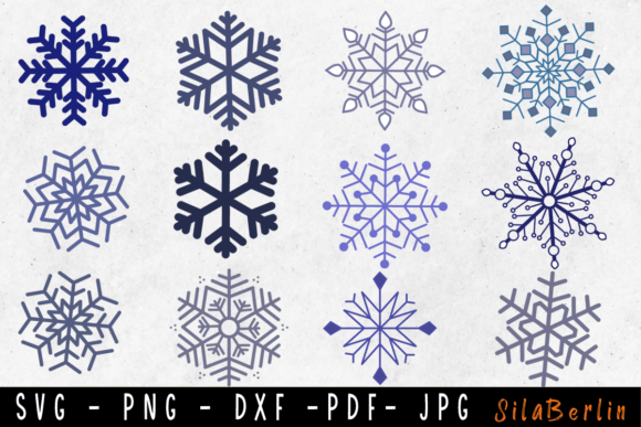 Download Snowflake Svg, Snowflake Svg Bundle - Svg Collection