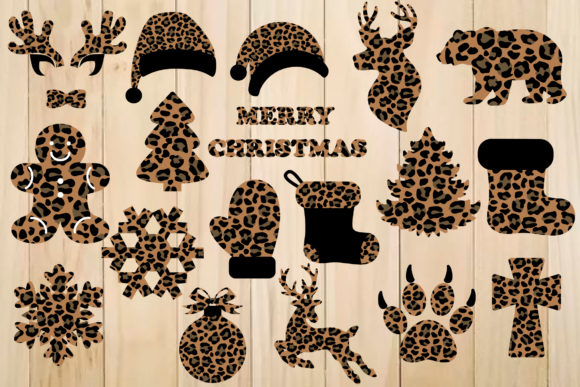 Download Christmas Leopard Plaid Designs SVG - Svg Collection