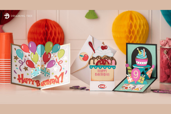 Download Kids Birthday Cards SVG Bundle - Svg Collection