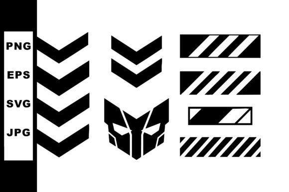 Download Black Chevron Arrows and Striped Warning - Chevron Collection