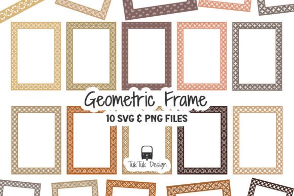 Download Geometric Pattern Frame Border SVG, PNG - Svg Collection